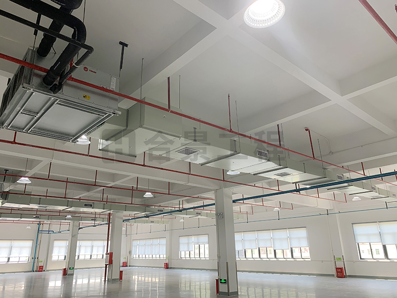 東莞盈灃科技有限公司工程緊鑼密鼓施工中，為迎接竣工全力奮戰(zhàn)！